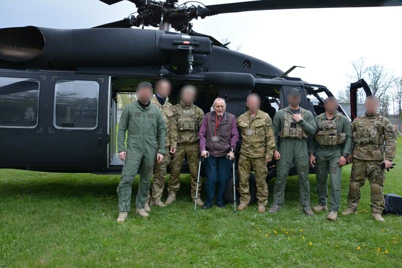 Ryszard Witkowski w Jednostce Wojskowej GROM