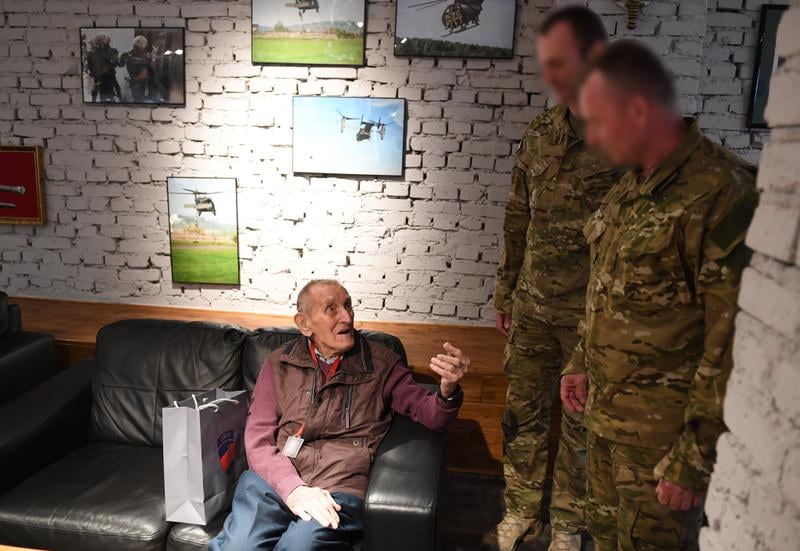 Ryszard Witkowski w Jednostce Wojskowej GROM