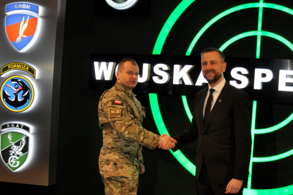 Minister Obrony Narodowej W. Kosiniak-Kamysz i Dowódca WS generał Strzelecki