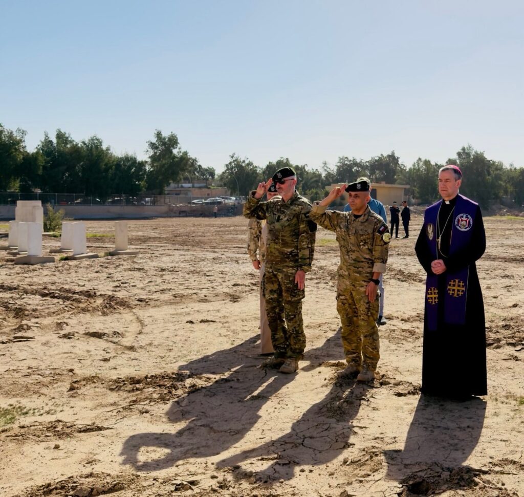Żołnierze XIX zmiany PKW Irak uczcili pamięć poległych polskich żołnierzy w Bagdadzie