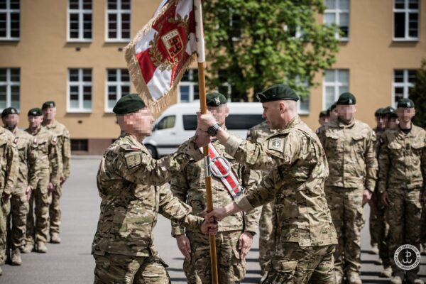 Dziś w JWK Lubliniec odbył się Uroczysty Apel z okazji przekazania dowodzenia w Zespole Dowodzenia JWK